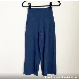 3 Lululemon Align™ High-Rise Wide-Leg Cropped Pant 23"